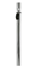 Chrom-finish teleskopsaugrohr 81 ø 36mm mit schwarzer kunststoffklemme von wetrok, ansicht rückseite