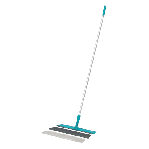 Teal und silberner bodenmopp wetrok trapezwischer balit varifix 560 mit austauschbaren mikrofasertüchern